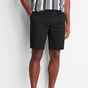 EXPRESS CLASSIC 10” CHINO SHORTS- Black